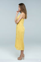Chikankari Canary Yellow Noodle Strip Top