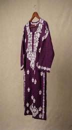 Modal Wine Handcrafted Kurti