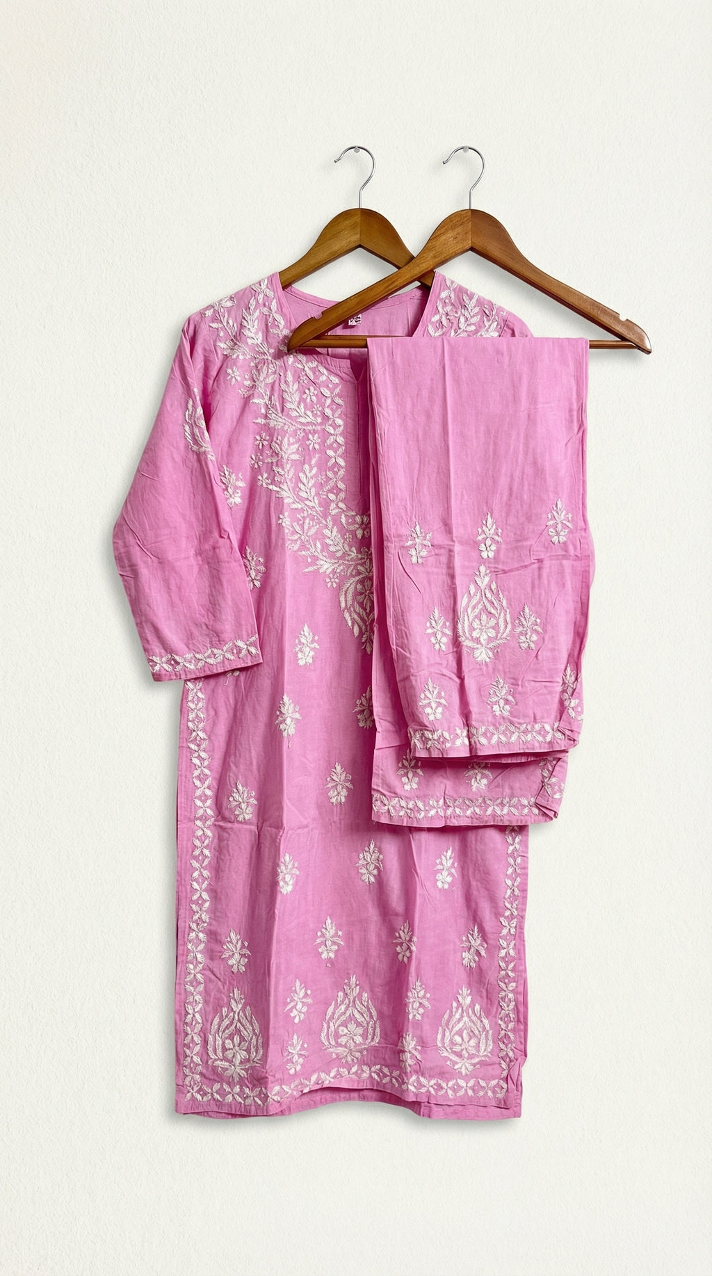 Baby Pink Rayon Plazo Set